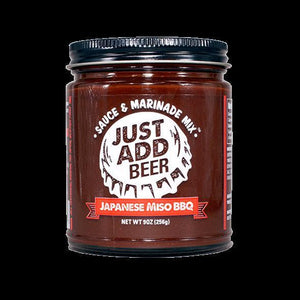Bottle of Japanese miso bbq marinade sauce.