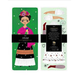 Frida  Carlo paper doll and outfit kits.