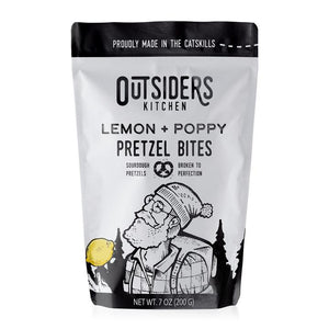 Outsiders Kitchen & Cafe Pretzel Bites - Lemon & Poppy